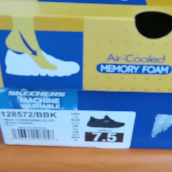 Ladies memory foam Skechers new Black 7.5 - Picture 5 of 6
